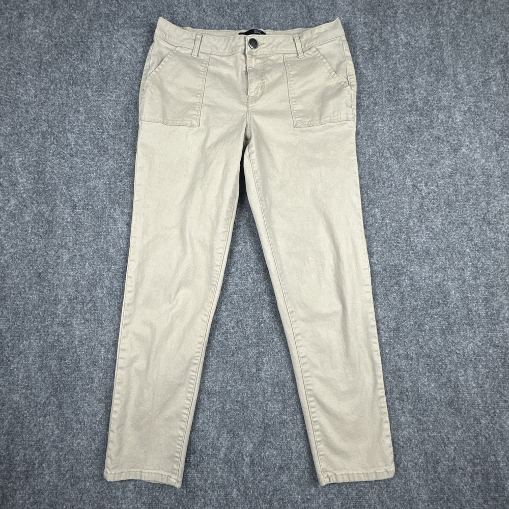 1822 Denim Khaki Chino Stretch Twill Pants Women's Size 10